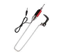Keenso LED Illuminated Fish Bite Alarm Super Sensitive Indicator Tackle Accessory with Bright Light for Various Diameter of Wires (Red)
