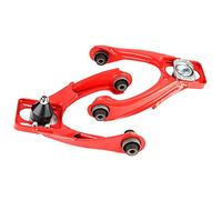 Keenso Left Right Camber Arm Front Upper Control Arm Kit, Alloy Steel Adjustable Upper Control, Powder Coated Finish, Racing Ball Joint, for 1996 2000 EK