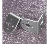 Keenso Light 2PCs Aluminum L Form Class for Pitsco Tetrix Robotics Parts, Space for the Standard Wall Thickness, 2 Mm Thickness, for Stem Robots Enthusiasts