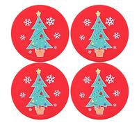 Keenso Light Weight Air Hockey, 4Pcs 75mm Hockey Replacement Pucks Accessory for Tables Game Entertainment Equipment