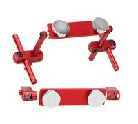 Keenso Lightweight Rc Car Body Mount Kit, Adjustable Portable Body Mount Kit, for S/XI/CS 416/417 T3/T4/94123 (Red)