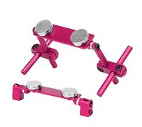 Keenso Lightweight Rc Car Body Mount Kit, Adjustable Portable Body Mount Kit, for S/XI/CS 416/417 T3/T4/94123 (Pink)