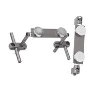 Keenso Lightweight Rc Car Body Mount Kit, Adjustable Portable Body Mount Kit, for S/XI/CS 416/417 T3/T4/94123 (Ti Color)