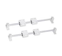 Keenso Linear Dia Rail Set of Precise Industrial Steel for Machines, Easy Installation for the Engraving Machine, Made From GCR15 No. 45 Carbon Steel (10-300)