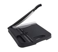 Keenso Long -Lived A4 Paper Trimmer, 12 Inch Cut 12 Sheet Metal Capacity for Office School, Stainless Steel Paper Cutter for Decent Cutting