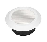 Keenso Long -Lived Round Air Trilling - Cooler Grilling for Bathroom Office Kitchen Ventilation Made of Light PP Material Suitable for Inserting in Kitchen, Toilet, Bathroom (6 Inch)