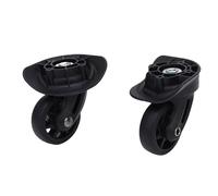 Keenso Luggage Suitcase Wheels, 1 Pair ABS Silent Suitcase Repairing Universal Casters Luggage Accessories for Replacement