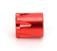 Keenso M4 RC Nut, RC Car Rim Center Cap Car Accessory Wheel Accessory, 4pcs Wheel Rim Center Cap for (Red)