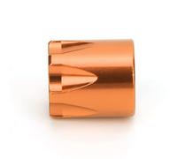 Keenso M4 RC Nut, RC Car Rim Center Cap Car Accessory Wheel Accessory, 4pcs Wheel Rim Center Cap for (Yellow)