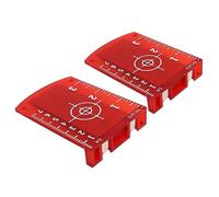 Keenso Magnetic Target Plate Card with High Visibility, Quick Reading Destination for The Measuring Device, Consist of ABS Material
