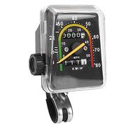 Keenso Mechanical Odometer,Cycling Speedometer,Bicycle Computer Mountain Bike Code Table,Waterproof,Stopwatch Riding Accessory,Total/Single Mileage,MPH Bicycles and accessories Riding