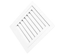 Keenso Modern Gable Ventilation Register -Ventilation Cover Grille for Bedroom Shopping Centers with Superior Air Power Efficiency 35x35 Cm