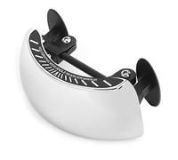 Keenso Motorcycle Blind Spot Mirror ABS Chrome Plated Windshield Mirror 180