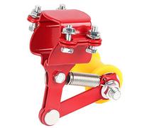 Keenso Motorcycle Chain Tensioner Adjustable Chain Adjuster Tensioner Universal Fit Most Motorcycle(Red) Other Modification Chain tensioner