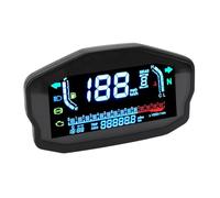 Keenso Motorcycle Digital Dash Panel, DC 8 12V Speedometer Odometer Tachometer RPM Gauge with Clear Display for 1 2 4 Cylinders (Without Sensors)
