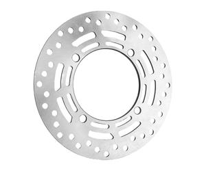 Keenso Motorcycle Front Brake Disc, 220mm High Strength Stainless Steel Replacement with Ventilation Holes for 2019 2021