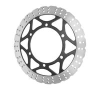Keenso Motorcycle Front Brake Disc Rotor, 290mm High Strength 8Cr13 Steel Replacement for EX250 EX250R 2008 2012, with Cooling Holes for Improved Heat Dissipation and Braking