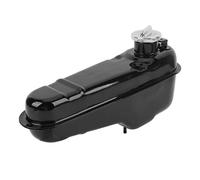 Keenso Motorcycle Fuel Tank Iron Gas Tank 2L with Cap Light Cured Paint