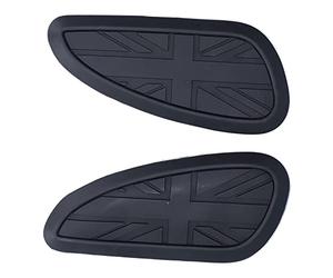 Keenso Motorcycle Fuel Tank Pad, Rubber Motorbikes Gas Fuel Tank Pad Protector Tank Sticker Pad Traction Pad for Bonneville T100 T120 / Speed Twin/Street Scrambler(black)