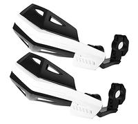 Keenso Motorcycle Hand Guard, ABS Plastic 22mm 7 8in Handlebar Protector with Aerodynamic Design and Two Color Overlay, for Indian Victory (Black)