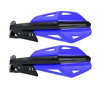 Keenso Motorcycle Hand Guard, ABS Plastic 22mm 7 8in Handlebar Protector with Aerodynamic Design and Two Color Overlay, for Indian Victory (Blue)