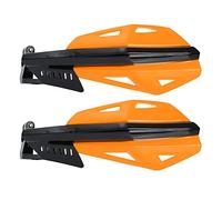 Keenso Motorcycle Hand Guard, ABS Plastic 22mm 7 8in Handlebar Protector with Aerodynamic Design and Two Color Overlay, for Indian Victory (Tan Yellow)