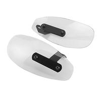 Keenso Motorcycle Hand Guard Acrylic Handlebar Wind Shield 10mm Mirror