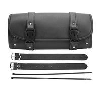 Keenso Motorcycle Handlebar Bag, PU Leather Tool Organizer, Universal for Motorcycle Riding