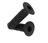 Keenso Motorcycle Handlebar Grips, 1 Pair 22mm/24mm 7/8 Inch Universal Rubber Motorcross Handle Grips Anti Slip Motorbike Handlebar Grips Hand Grips(Black)
