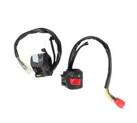 Keenso Motorcycle Handlebar Switch,1 Pair Universal 7/8 Left Right Motorcycle Horn Turn Signal Light Control Switch for Scooter Electric Bike Handlebar