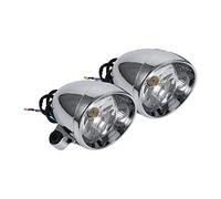 Keenso Motorcycle Headlights- Headlights Fog Light Motorcycle Fog Lights headlight modification far moto chrome