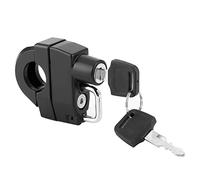 Keenso Motorcycle Helmet Lock,Universal Motorcycle Helmet Lock Anti-Theft with Keys Riding Accessory for 0.9in Handlebar
