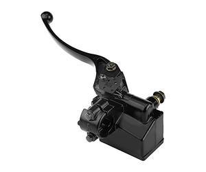 Keenso Motorcycle Master Cylinder, 7/8" 22mm Motorbike Front Hydraulic Brake Lever Master Cylinder for YFZ450 YFM(Black)