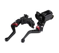 Keenso Motorcycle Master Cylinder Lever, 22mm Universal Fitment for Motorcycles, Motorcycle Clutch Lever, Left & Right Set for Road, Off-Road, Cruiser, and Sport Bikes