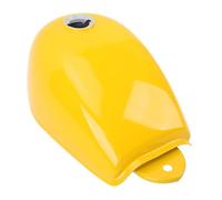 Keenso Motorcycle Petrol Tank, Iron Structure Yellow Gas Tank with Fuel Valve for Mini Trail Monkey Bike Z50 Z50A Z50J Z50R