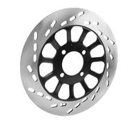 Keenso Motorcycle Rear Brake Disc Rotor, 220mm Stainless Steel Brake Disc with Ventilation Holes for Satria 120 2016 2025