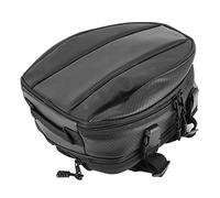 Keenso Motorcycle Rear Seat Bag, Universal Fit, Waterproof Design, Large Capacity, Motorcycle Saddle Bag, Black, for Motorcyclists, Riding, Commuting, Travel