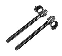 Keenso Motorcycle Separate Handlebar, Universal Motorcycle Modification CNC Handlebar Motorbike Separate Handle 38mm (Black)