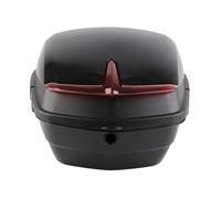 Keenso Motorcycle Tail Box, Scooter Tail Trunk Water Proof Impact Proof Large Capacity Universal Motorcycle Rear Top Box (Black)