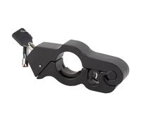 Keenso Motorcycle Throttle Lock, Black Anti Theft Motorcycle Handlebar Throttle Lock Aluminium Alloy Scooter Bike