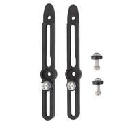 Keenso Motorcycle Windscreen Adjusters, CNC Aluminum Adjustable Airflow Reducer with Black Coated Rustproof Design for V Strom DL 800DE 2022-2024