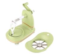 Keenso Multi Purpose Peeler Safe and Easy -to -use Hand Crank Obstschell Machine for Kitchen with PP Stainless Steel Material (Light Green)