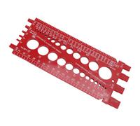 Keenso Nut Screw/Fastener/Thread Gauge, High Precision Screw Size Testing for Mechanical Maintenance, ABS Material, Ideal for Workers on the Go