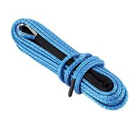 Keenso Nylon Winch Rope, 50ft Synthetic Cable 7700lbs Breaking Strength for SUV ATV UTV Recovery Towing (A(blue))