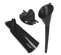Keenso Oil Filling Tool, Motorcycle Drip Oil Filter Funnel Kit Set Practical Accessory (Black)