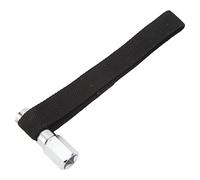 Keenso Oil Filter Removal Tool, Oil Filter Strap Wrench 1/2in Drive Strap Removal Wrench for Industrial and Car Maintenance