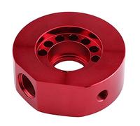 Keenso Oil Filter Sandwich Plate Adapter for B16 B18 B20 Vtec Engine (Red)