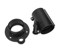 Keenso Outboard Rigging Hose Flange Union, Marine Grade PP Plastic Split Structure for Easy Installation, with Fuel Port, for Connect Cable and Fuel Line Boat Rigging Tube