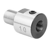 Keenso Permanent Stainless Steel Bastard Connection Field for K01-50/63 K02-50/63 SWITS Chuck, Mini Rotating Locations Parts (10mm Handle*M14*1)
