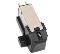 Keenso Phonograph Stylus Durable Electric Record Player Stylus for Turntable Needle Replacement, for Record Player ABS Aluminum Alloy, Half Drilled Taper Needle